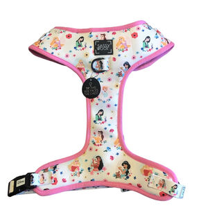 Disney Princess Dog Harness in Pink & White L & XL
￼